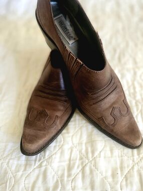 Matisse Brown Suede Western Slip-On Boots